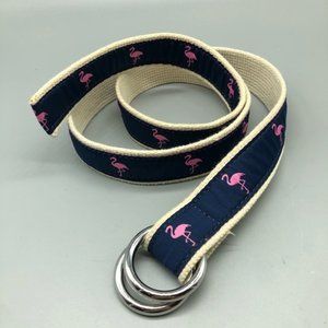 NEW J. Crew Navy Flamingo Adjustable Belt